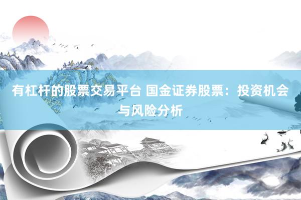 有杠杆的股票交易平台 国金证券股票：投资机会与风险分析