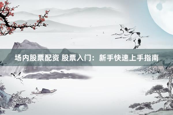 场内股票配资 股票入门：新手快速上手指南