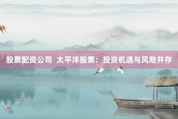 股票配资公司  太平洋股票：投资机遇与风险并存