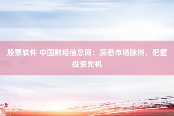 股票软件 中国财经信息网：洞悉市场脉搏，把握投资先机